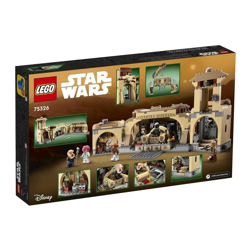 Star Wars Lego Sala del Trono de Boba Fett Edades 9+ # 75326 Artículo 732 Piezas | FHY-958617